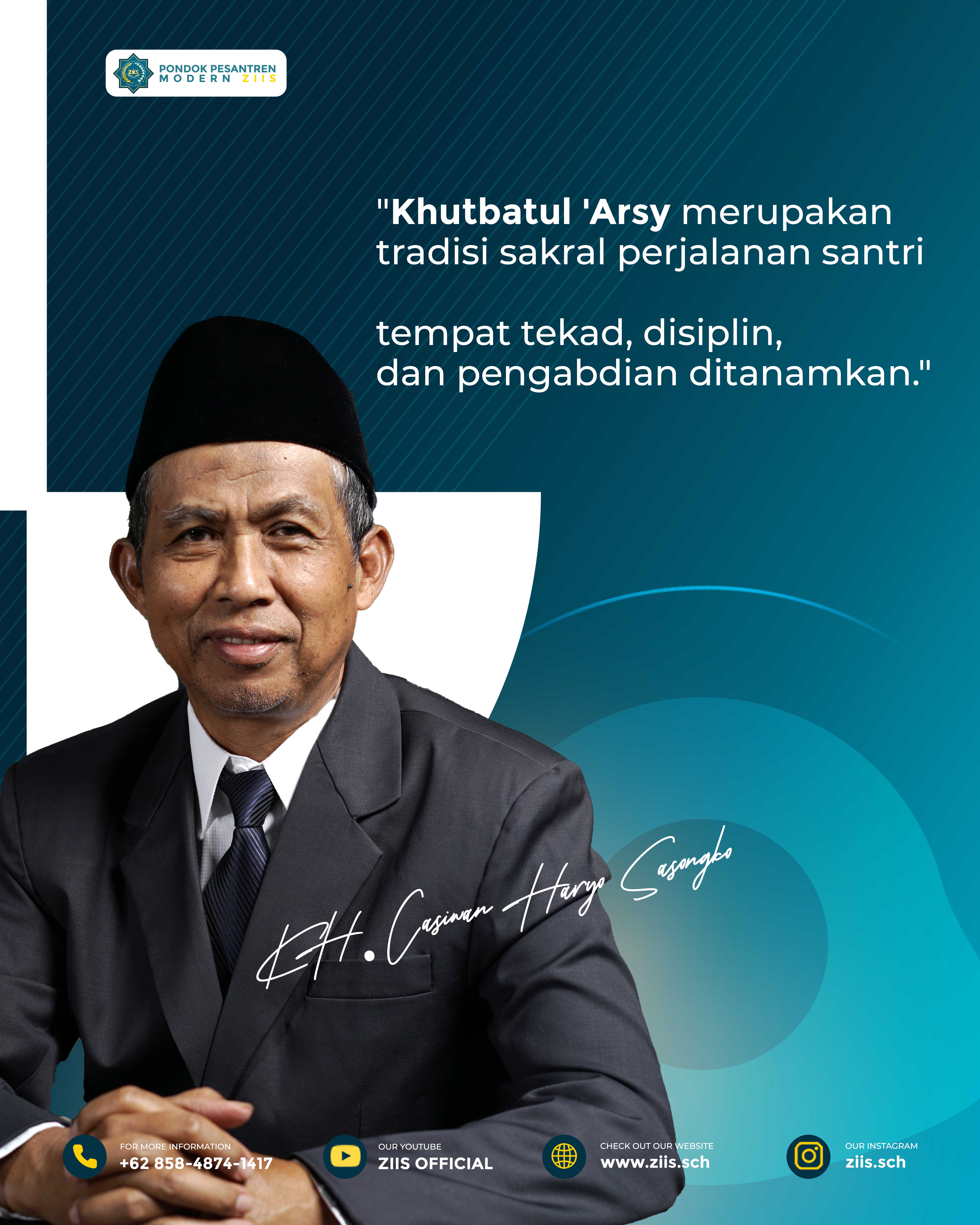Khutbatu-l ‘Arsy Pondok Pesantren Modern ZIIS 2025: Menanamkan Tekad, Disiplin, dan Pengabdian